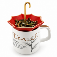Chinese Umbrella Ceramic Tea Strainer – Classical Loose Leaf Tea Infuser