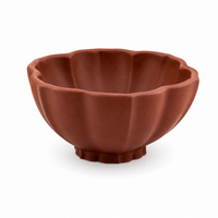 Yixing Purple Clay Flower Teacup Set – 50 ml