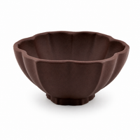 Yixing Purple Clay Flower Teacup Set – 50 ml