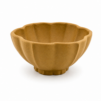 Yixing Purple Clay Flower Teacup Set – 50 ml