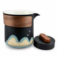 Yuanshan Portable Porcelain Travel Tea Set – One Pot & Three Cups