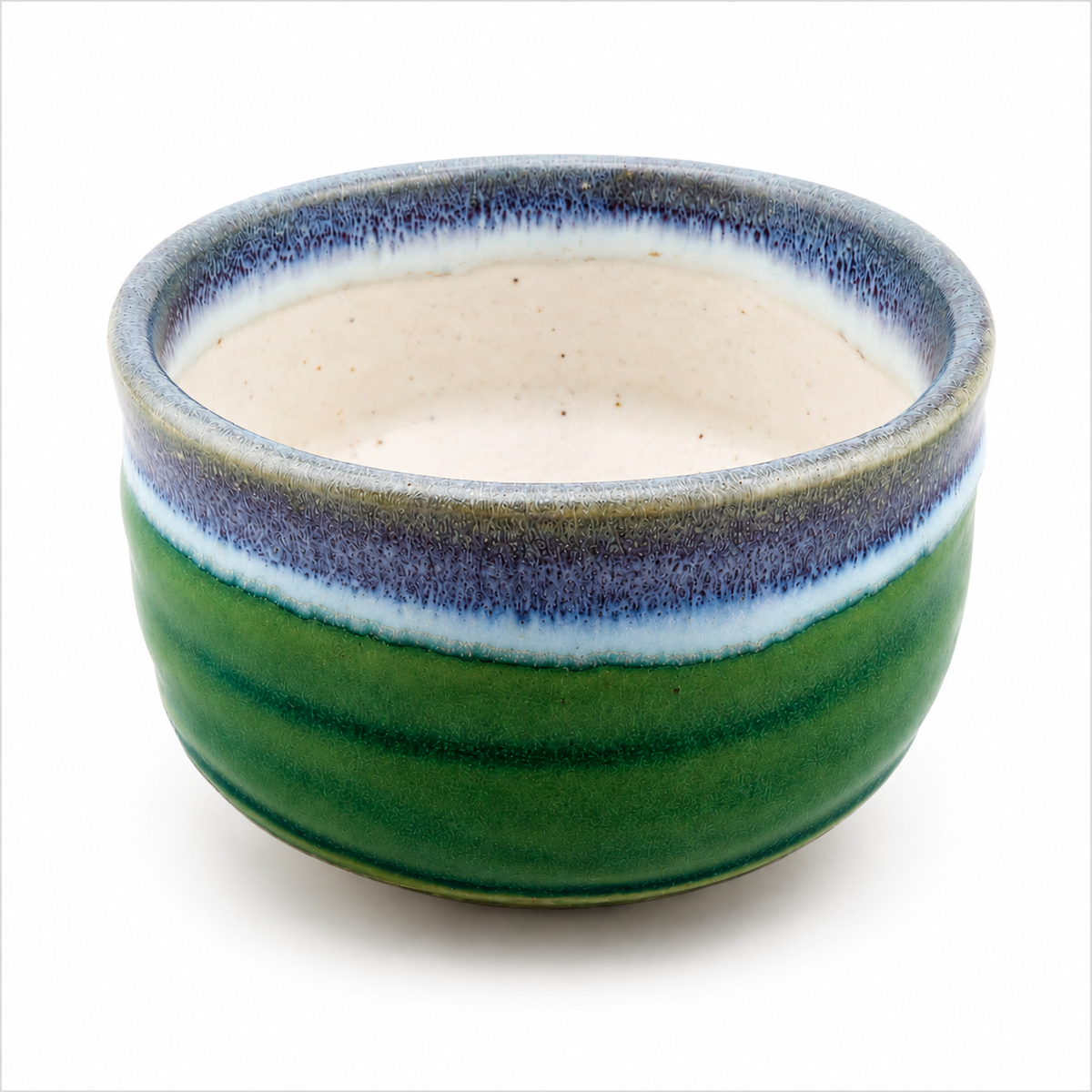 Iguchi Deep Sea Clay Matcha Bowl, Bamboo Matcha Whisk and Whisk Holder Set