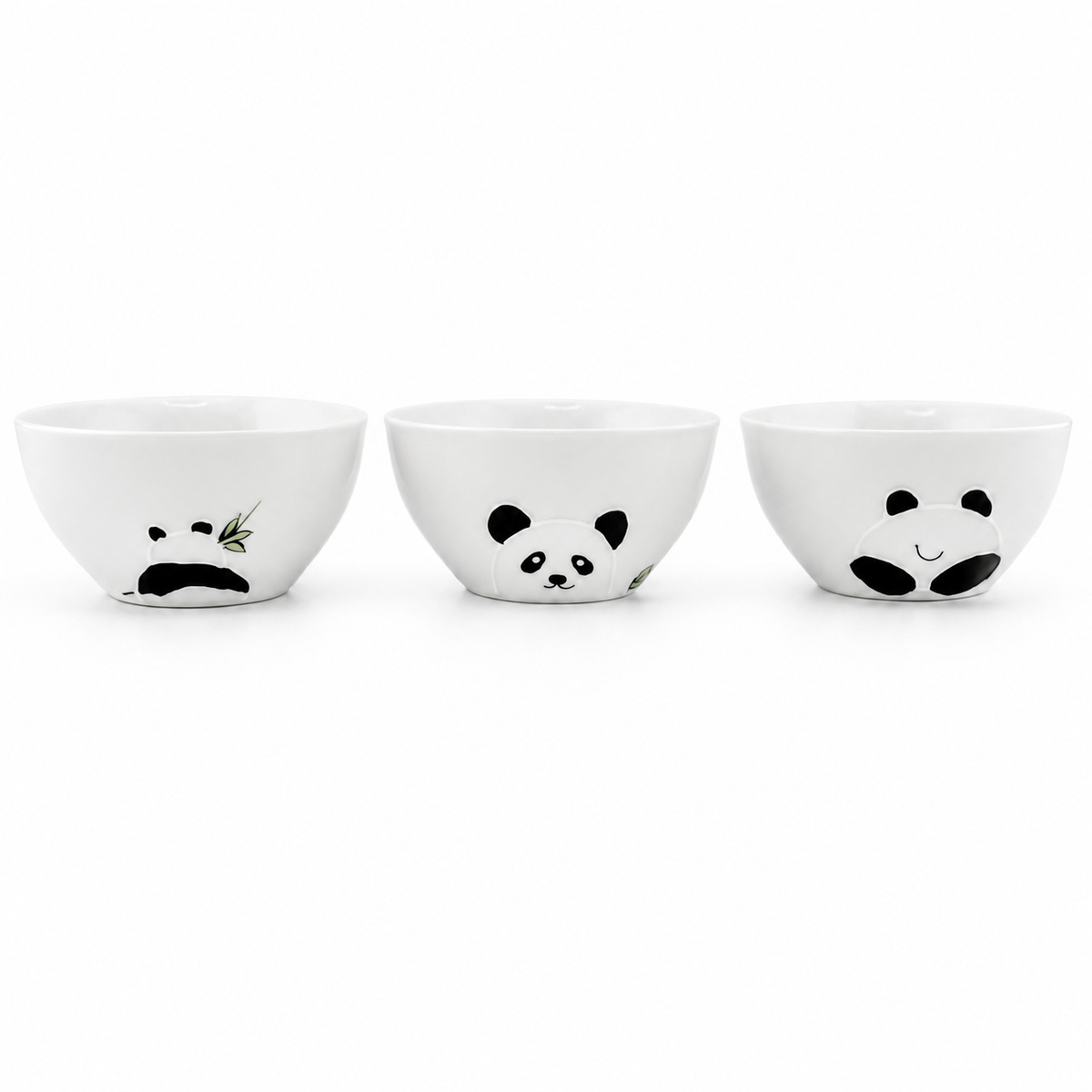 Portable Outdoor Travel Tea Set – Hand-Painted Panda Ceramic Tea Set